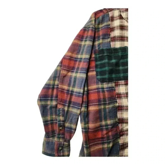 BDG Robbie Spliced Flannel Shirt from Urban Outfitters! - Picture 4 of 15